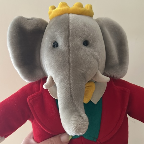 Vintage Gund Babar the elephant stuffed animal 1988 - Picture 6 of 8